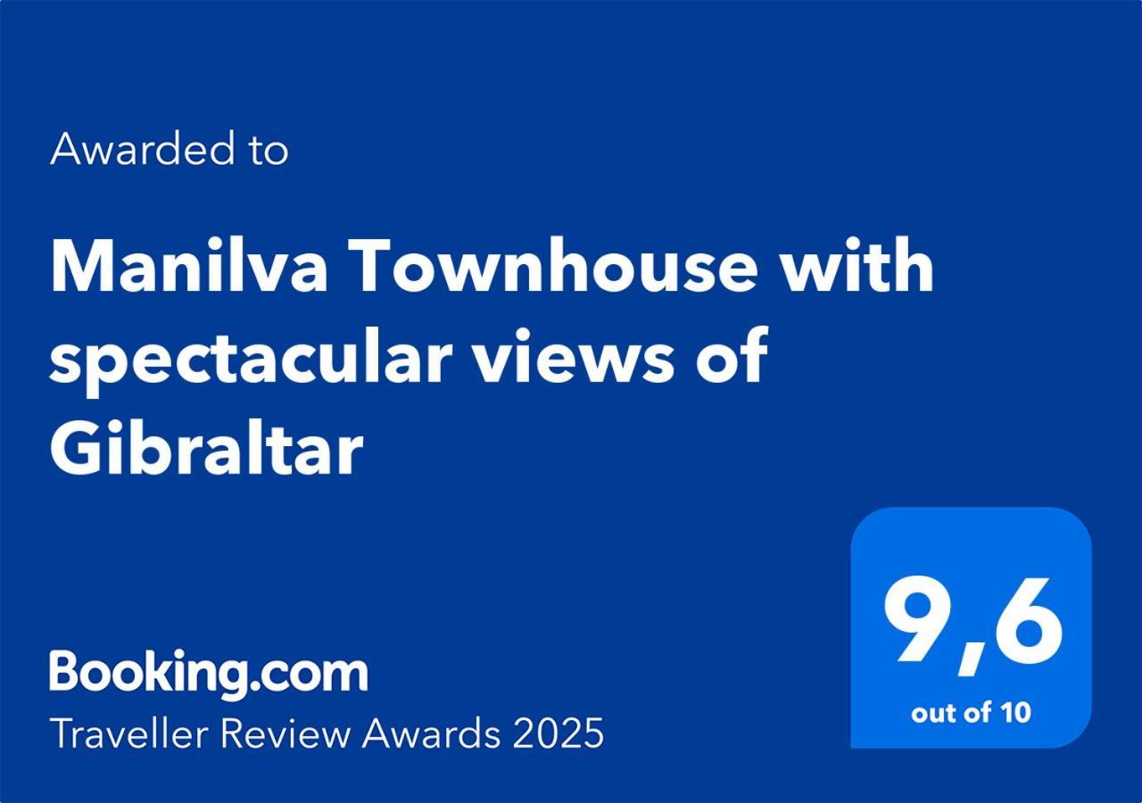 Вилла Manilva Townhouse With Spectacular Views Of Gibraltar Экстерьер фото